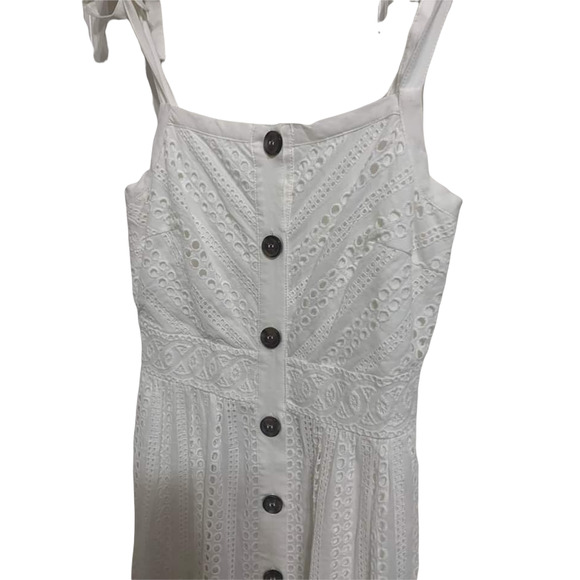 ADELYN RAE White Women's Janella Eyelet Maxi Dress Small NWOT $155 - Picture 3 of 6
